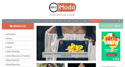 Desktop Screenshot of infomoda.com.br
